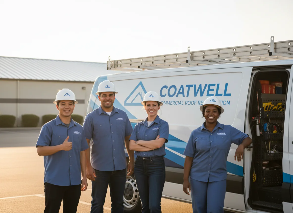 Commercial roof coating company in Prairie City, IA